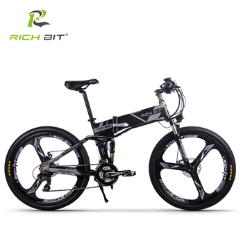 RichBit RT-860 Biciclete Electrice 250W 36V 26 inch Munte, Plajă, Zăpadă Biciclete Electrice 12.8 AH Baterie Litiu Pliere Biciclete Electrice Imagine 3