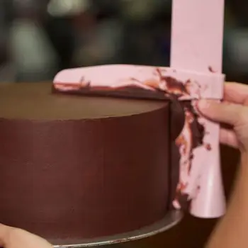 Tort Racleta Lin Reglabil Fondant Spatule Tort Marginea mai Fina Crema de Decorare DIY Bakeware Tacamuri de Bucatarie Tort Instrument Imagine 3
