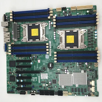 X9DRH-7TF Pentru Server Supermicro Placa de baza Suport E5-2600 V1/V2 Familie ECC despre lga2011 DDR3 X540 Dual Port 10GBase-T Imagine 3