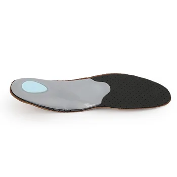 3D Premium Piele sanatoasa ortezare branț pentru Flatfoot Mare Suport Arc tălpile interioare din Silicon Tălpi bărbați și femei pantofi de piele Imagine 4