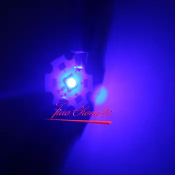 3W 3535 LED de Mare putere Emițător Diode Albastru 460nm 3.2-3.6 v-a CONDUS cu 20mm stele 50PCS Imagine 4
