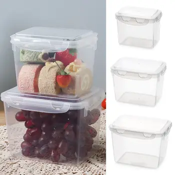 7 Dimensiuni Exterioare Din Plastic Pentru Copii De Școală Cină Alimente Picnic Gustare Prep Cutii De Pranz Masa Container De Depozitare Cutie Bento Imagine 4