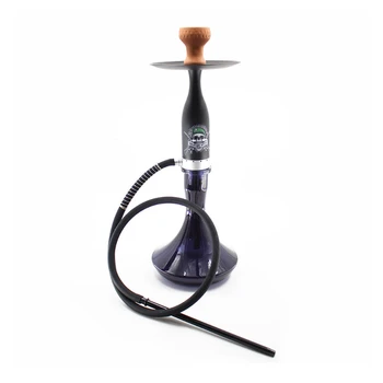 Arab Craniu Narghilea Set Mare de Fum Sticlă Oală cu un Singur tub de Narghilea Narguile Complet Shisha Țeavă Cu Accesorii de Fumat Imagine 4