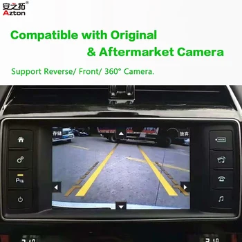 AZTON Radio Auto Upgrade Pentru Range Rover Sport, Discovery Evoque Bosch IOS iPhone Wireless CarPlay, Android Auto Modulul Imagine 4