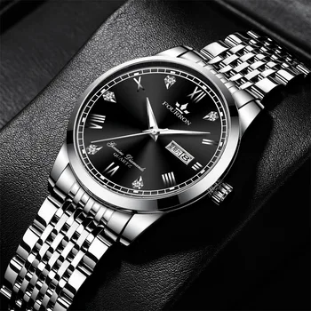 Ceasuri Mens 2022 Bărbați de Moda Ultra-subțire Ceas Simplu Oameni de Afaceri Cuarț Ceas de mână Relogio Masculino Calendar Reloj Hombre Imagine 4