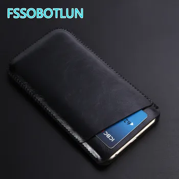 FSSOBOTLUN 4 stiluri Pentru HomTom S17 Caz de Lux Ultrathin Microfibră Piele telefon Maneca Geanta Husa Capac Imagine 4