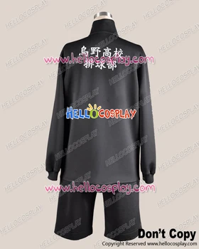 Haikyu Cosplay Minori Sport Negru Costum De Uniformă H008 Imagine 4