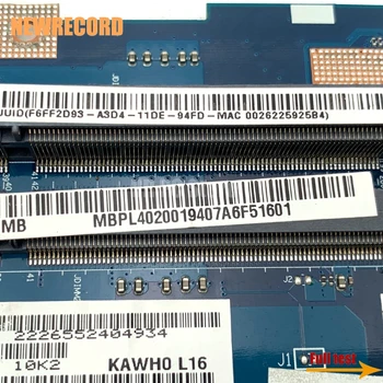 NEWRECORD KAWF0 LA-4851P MBN5802001 MBN5302001 MBPL402001 Laptop Placa de baza pentru Acer Aspire E525 E725 5732Z 5732 GL40 DDR2 Imagine 4