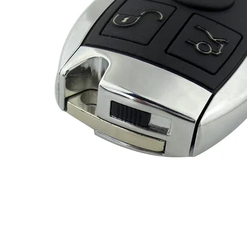 OkeyTech 3 Buton Pentru Benz, Smart Key Shell Auto Acoperi Caz Fob & Introduceți Lama Cheii cu Telecomandă pentru Mercedes Benz MB C E ML S SL SLK Imagine 4