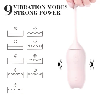 Silicon moale G-Spot Vagin Vibrator Cu 10 Viteze Glonț Jucărie Sexuală pentru Adulți Imagine 4