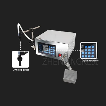 Singur Cap / Cap Dublu Automată Lichid Cantitative de Umplere Mașină LCD CNC Bea Lapte Mici Ambalare, Mașini de Umplere Instrumente Imagine 4