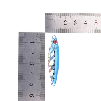1 X 10g Metal Jig Momeală de Pescuit Momeală Artificială de apă Sărată Lent Jigging/Trolling de Pescuit Lures Imagine 5