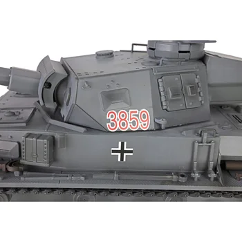 2.4 G Henglong 1/16 7.0 Panzer IV F2 RC Rezervor 3859 FPV 360° Foisor din Oțel cutie de Viteze Vorbitor BB Pelete de Fum Unitate Infraroșu TH17413 Imagine 5