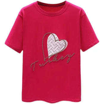 2022 Iubire de-o Vară Conservatie T-shirt Femei Haine cu Maneci Scurte din Bumbac Topuri Teuri de Moda Y2K Liber Harajuku Scrisori T Shirt Femei Imagine 5