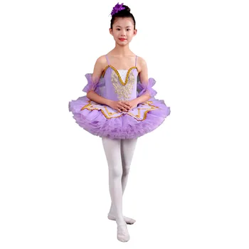2022 Moda Lac Costum Profesional De Balet Tutu White Swan Clatita Fete Copii Rochie Pentru Copii Rochie De Balet Balet Tutu Rochii Imagine 5