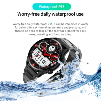 2022 Noi AMOLED 390*390 Ecran HD NFC Smart Watch Oamenii Mereu Pe Display Bluetooth Apel Ceasuri Femei IP68 rezistent la apa Smartwatch Imagine 5