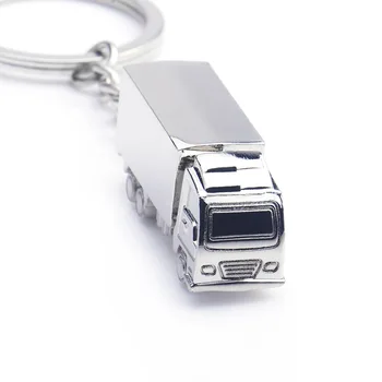 20buc de Înaltă Calitate de Culoare Argintie Mini Camion de Metal Pandantiv Breloc Pentru Femei, Bărbați masina geantă de mână Inel de chei Bijuterii Imagine 5