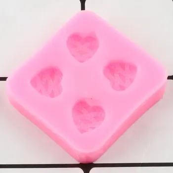 3D Ambarcațiuni în Formă de Inimă Mucegai Silicon Cupcake Topper Fondant Matrite Copil de Naștere Tort de Decorare Instrumente de Ciocolata Gumpaste Matrite Imagine 5
