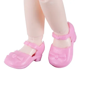 3pair Papusa Pantofi pentru 1/6 & 28cm &12 Inch Bjd Papusa Grăsime Organism Dress Up Sandale Pantofi Plat Fata de Bricolaj Copil Jucărie Accesorii Imagine 5