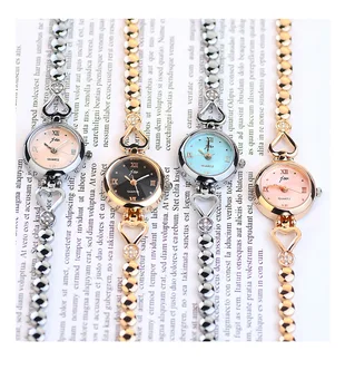 Ceasuri de Lux de moda Femei Cuarț Bratara Ceasuri Doamnelor Rochie Nou Ceas de mână a Crescut de Ceas de Aur Relogios feminino reloj mujer Imagine 5