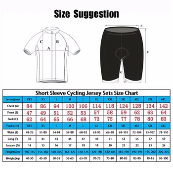 Ciclistă Couture 2021 Noi Chaise Bike Set de Vara pentru Bărbați Ciclism Jersey Bib Shorts 9D Pad Colorate, cu Maneci Scurte Costum Confortabil Imagine 5
