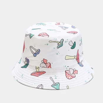 Ciuperci nou față-verso pescar capac de moda pentru bărbați și femei în aer liber, bazin Capac de protecție solară pălărie Pălărie de Ciuperci de Vară Pălărie de sex Masculin Imagine 5