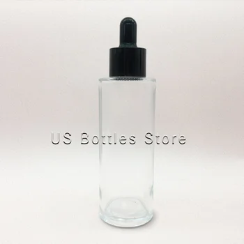 De înaltă Calitate Gol Lotiune Pompa de Sticlă Transparentă Gol Dropper Sticle cu Capac de Plastic Cosmetice Spray de Ambalare Container Imagine 5
