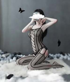 Femei sexy lenjerie Sexy lenjerie Erotic sling plasă de Pescuit haine hollow Body-Costum de sex-appeal pijamale 8971 Imagine 5
