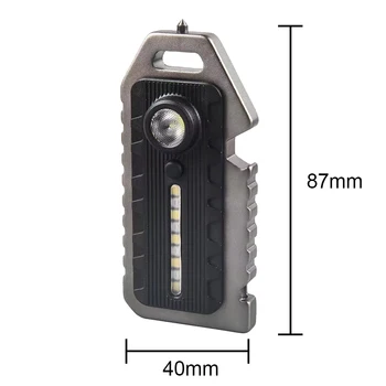 Flash de Lumină Clip de Buzunar Mutifuction Lanterna Portabil de Buzunar Lumina de Lucru Outdorr Camping Pescuit, Alpinism Lanterna LED-uri Lumina Imagine 5