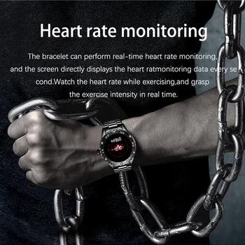 LIGE 2020 Nou Ceas Inteligent Bărbați Sport Impermeabil Rata de Inima tensiunea Tracker de Fitness Smartwatch Pedometru reloj inteligente Imagine 5