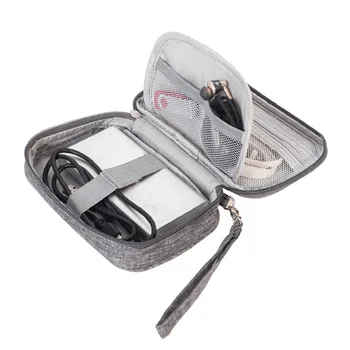 Portabil Cablu Digital Pungi de Depozitare Organizator de Gadget-uri USB Fire Încărcător de Baterie cu Fermoar Sac de Cosmetice Accesorii Element Imagine 5