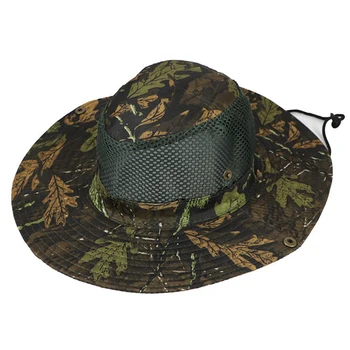 Respirabil Margine Largă Pălărie de Soare pentru a Proteja Împotriva UV Razele de Soare în aer liber Boonie Hat pentru Drumetii, Camping Pescuit pentru Bărbați și Femei Imagine 5