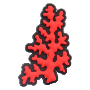 Se amestecă 50PCS PVC Pantof Farmece Kawaii Desene animate Celebre Caracteristică Alge marine Coral Croc Farmecele se Potrivesc Brățări Accesorii Decoratiuni  Imagine 5