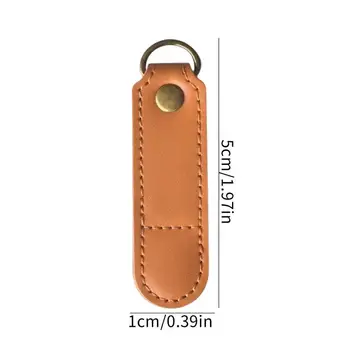 SIM Card de Stocare Sac Portabil Telefon Cardului de Piele PU Îndepărtarea Ejector Pin Instrument de Depozitare Husa Detasabila Cu O-Ring Imagine 5