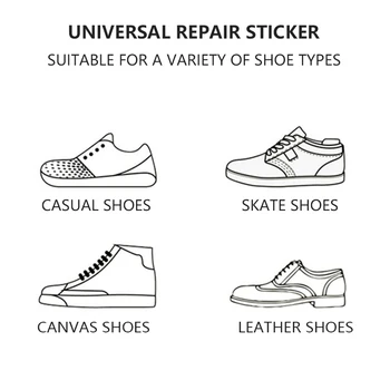 Toc Autocolant Toc Protector Pantofi Patch-Uri Vamp Pantofi Kit De Reparare Sport Insoles Adidași Adeziv Patch-Uri De Reparații De Pantofi Picior De Îngrijire Imagine 5