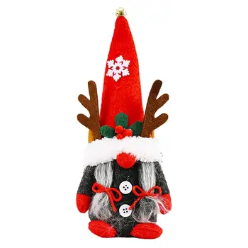 Vacanta Gnome Papusa Holiday Gnome Manual Suedez Třmte Fulg De Nea Crăciun Gnomi Casă De Vacanță Decorare Masă Papusa Handmade G Imagine 0