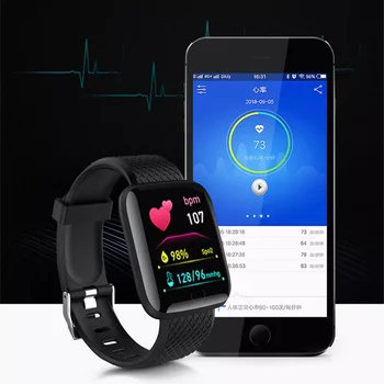 Livrare Gratuita Bărbați Femei Ceas Inteligent Tensiunii Arteriale Impermeabil Smartwatch Monitor De Ritm Cardiac Tracker De Fitness Ceasuri Sport Wristw Imagine 4